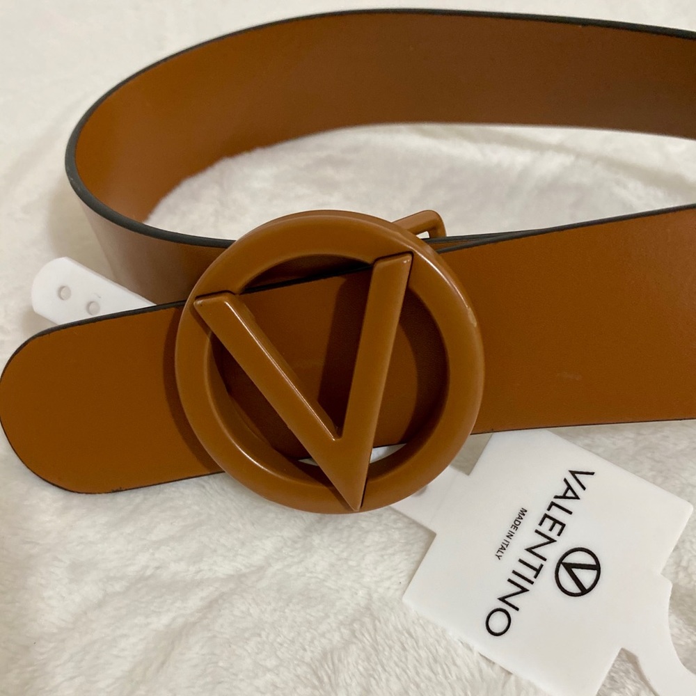 NWT VALENTINO authentic baby Soave Leather Belt